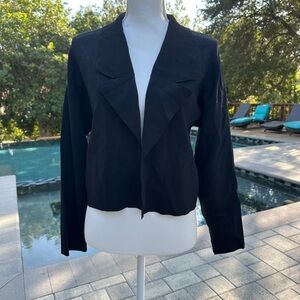 M.M. LaFleur Black Knit Blazer